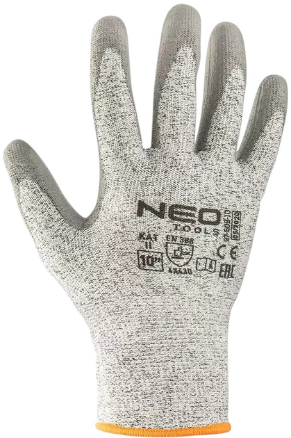 Робочі рукавички NEO Tools з PU-покриттям 4X43D 9" 97-609-9 (5907558447941) - зображення 3