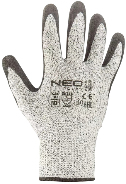 Робочі рукавички NEO Tools покриті нітрилом 4X43D 8" 97-610-8 (5907558447965) - зображення 3