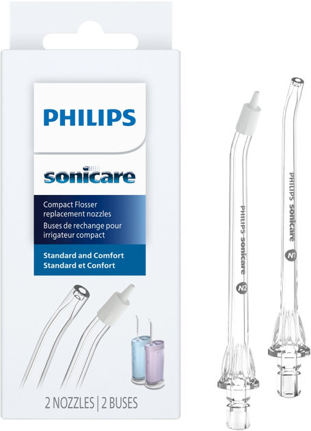 Насадки для ирригатора Philips Sonicare HX3072/00 Compact Flosser 1000 - Фото 1 Насадки для ирригатора Philips Sonicare HX3072/00 Compact Flosser 1000 - изображение 1