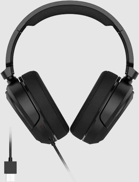Навушники Lorgar Kaya 360 Gaming 7.1 USB Black (LRG-GHS360) - зображення 2