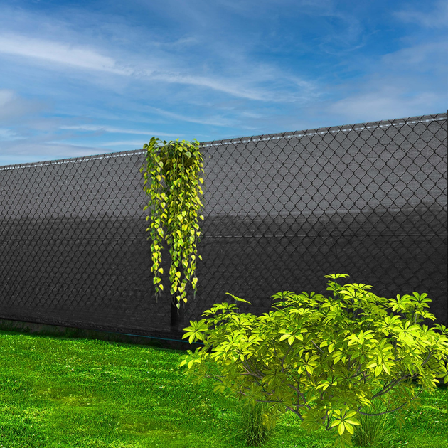 Siatka cieniująca Springos 1.5 x 25 m 185 g/m² Antracytowa (SN0063) - obraz 8