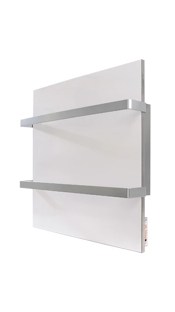 Рушникосушка Teploceramic TCMT-T-250-WHITE 600x600x15 мм нержавіюча сталь Білий (00117036) - изображение 2