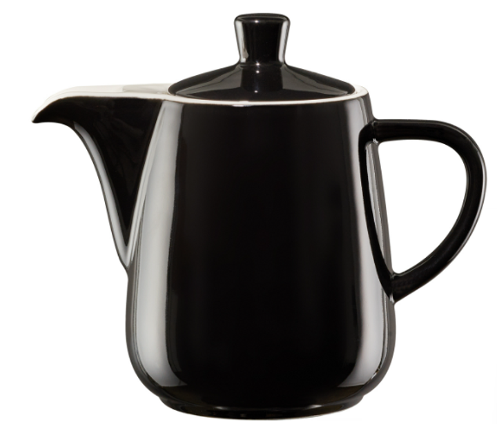 Dzbanek do kawy Melitta porcelanowy czarny 600 ml (4006508224456) - obraz 1