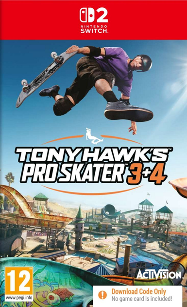 Gra Nintendo Switch 2 Tony Hawk's Pro Skater 3 + 4 (Klucz elektroniczny) (196388600557) - obraz 1