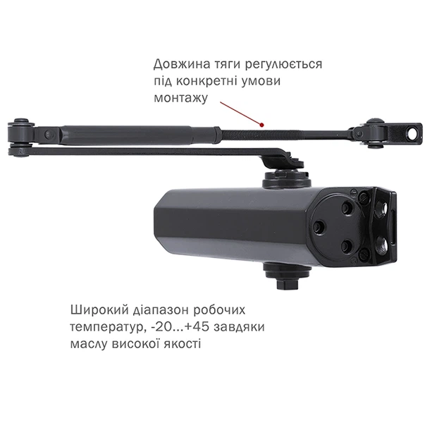 Доводчик RYOBI 2000 D-2055V BLACK - изображение 2