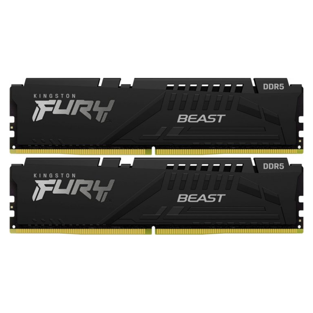 Модуль памяти / Оперативная память Kingston KF556C40BBK2-32 DDR5 32GB 5600MHz Fury Beast 2x16 - Фото 3 Модуль памяти / Оперативная память Kingston KF556C40BBK2-32 DDR5 32GB 5600MHz Fury Beast 2x16 - изображение 3