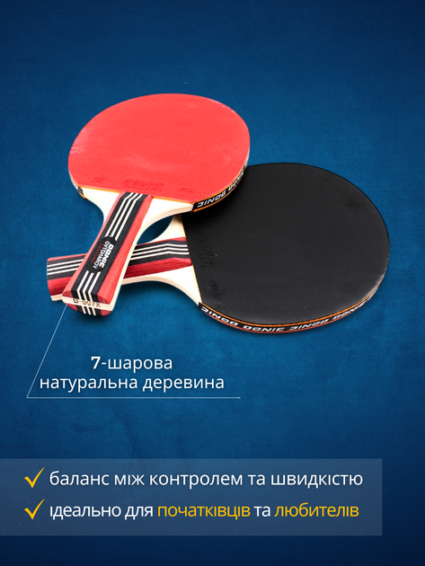 Набор для настольного тенниса с сеткой комплект маленьких пляжных уличных мини теннисных ракеток для игры в пинг понг тенис 2 ракетки 2 мячика шарика LOKI чехол АН0503 - Фото 3 Набор для настольного тенниса с сеткой комплект маленьких пляжных уличных мини теннисных ракеток для игры в пинг понг тенис 2 ракетки 2 мячика шарика LOKI чехол АН0503 - изображение 3