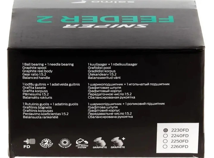 Катушка безынерционная Salmo Sniper FEEDER 2 5000FD 2250FD (2250FD) - изображение 12