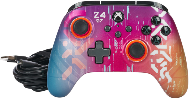 Контролер PowerA Xbox X/S Advantage Enhanced Wired Controller - Cyber Style (0617885059919) - зображення 4