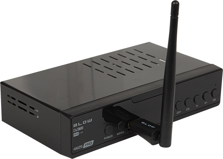 Tuner cyfrowy dekoder telewizji naziemnej Blow 4625FHD+WIFI (5900804125990) - obraz 2