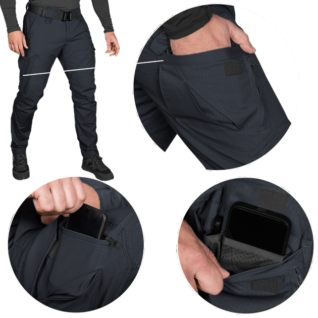 Брюки Camotec Герць Rip-Stop Stretch Темно-сині (7941), XXXL - зображення 4