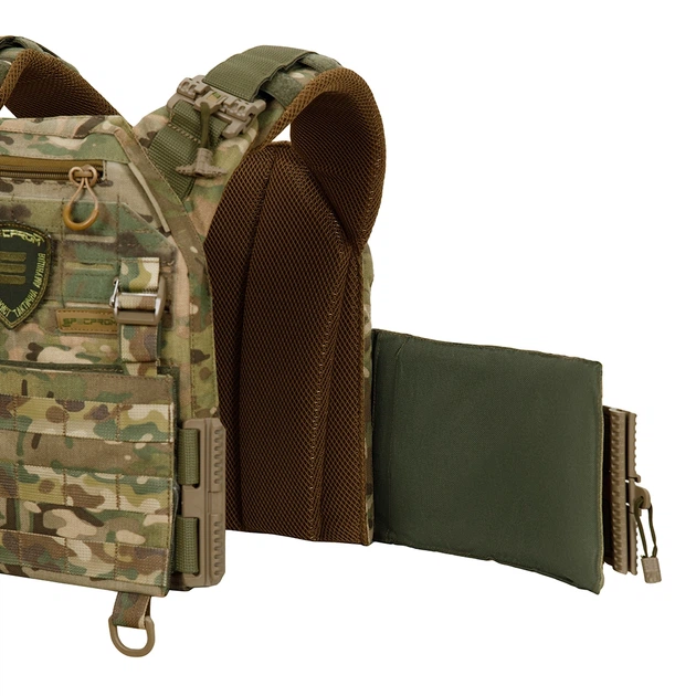 Плитоноска Warmor Gen.3 Pro Max. Система быстрого сброса. (Комплект 7 подсумков). Цвет Мультикам - Фото 5 Плитоноска Warmor Gen.3 Pro Max. Система быстрого сброса. (Комплект 7 подсумков). Цвет Мультикам - изображение 5