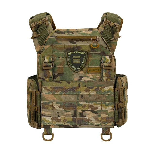 Плитоноска Warmor Gen.3 Pro з системою швидкого скидання. Molle. Колір Мультикам - зображення 3