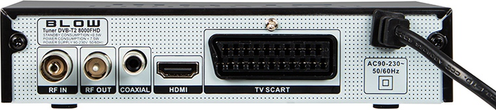 Цифровий тюнер наземного телебачення Blow 8000FHD PREMIUM DVB-T2 (5900804138747) - зображення 2