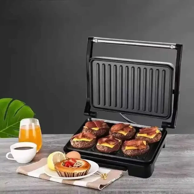 Электрический контактный гриль Domotec MS-240 1000 Вт для кухни 9788 - изображение 5