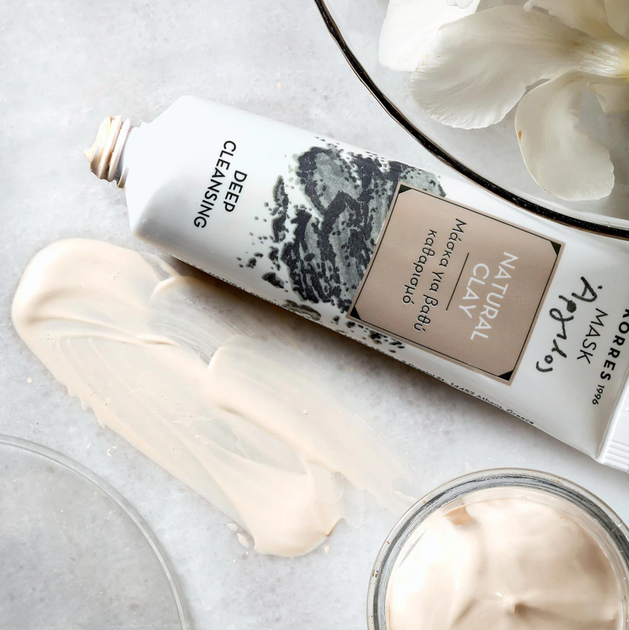 Maseczka oczyszczająca do twarzy Korres Natural Clay 18 ml (5203069055294) - obraz 2