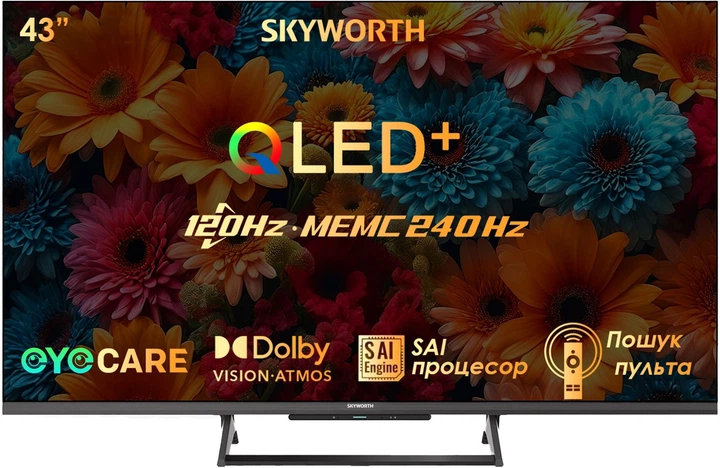 Телевизор Skyworth 43Q66PRO+SAI купить в интернет-магазине ROZETKA