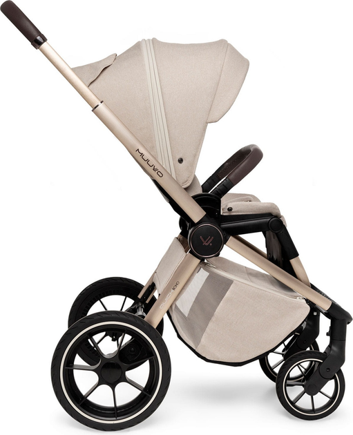 Wózek spacerowy połączony Muuvo Quick 2 w 1 Boho Brown (5904261050598) - obraz 11