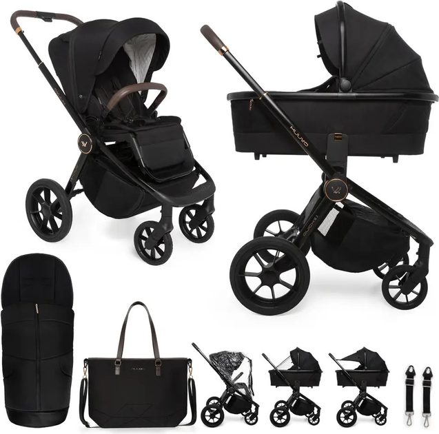 Прогулянкова коляска комбінована Muuvo Quick 2 в 1 SE 2 Sunset Black (5904261050437) - зображення 10