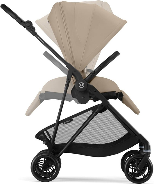 Wózek spacerowy sportowy Cybex Melio Carbon Almond Beige (4063846510443) - obraz 2