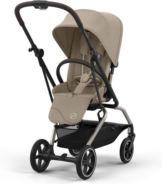 Wózek spacerowy sportowy Cybex Eezy S Twist+ 2 TPE Almond Beige Gold (4063846450527) - obraz 3