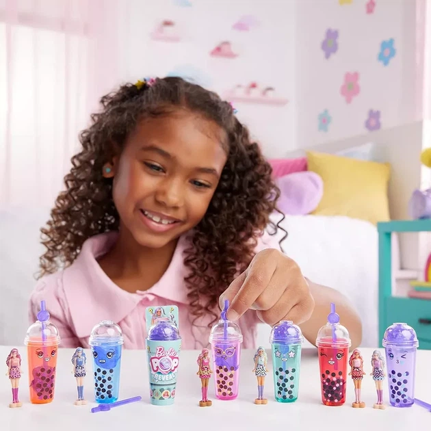 Мини-кукла-сюрприз Barbie Mini BarbieLand Pop Reveal Бабл-ти (JCR22) - изображение 5