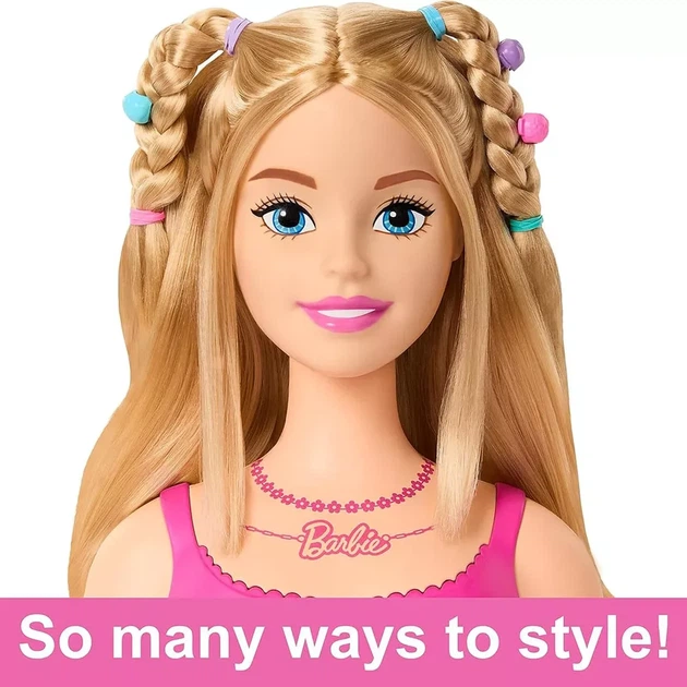 Кукла-манекен для причесок Barbie Классика (HMD88) - Фото 3 Кукла-манекен для причесок Barbie Классика (HMD88) - изображение 3