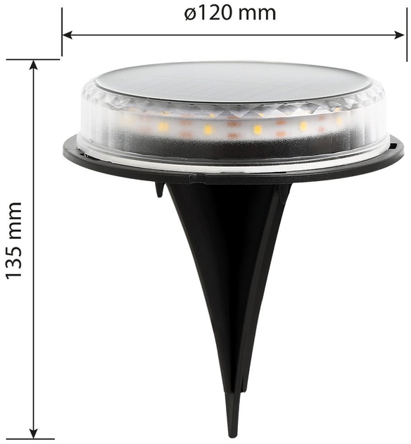 Lampa solarna LED NEO TOOLS 99-108 schodowa (5907558499681) - obraz 7