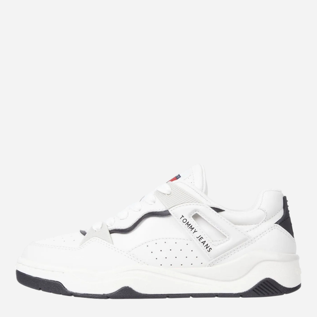 Sneakersy damskie skórzane Tommy Hilfiger EN0EN02668-YBL 37 Białe (8720637378083) - obraz 1