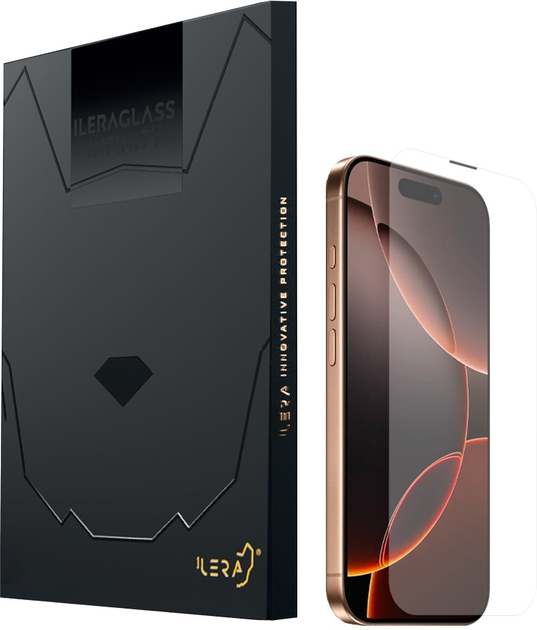 Szkło hartowane iLera Infinity Full Cover Glass do Apple iPhone 16 Pro (iLin16Pr) - obraz 1