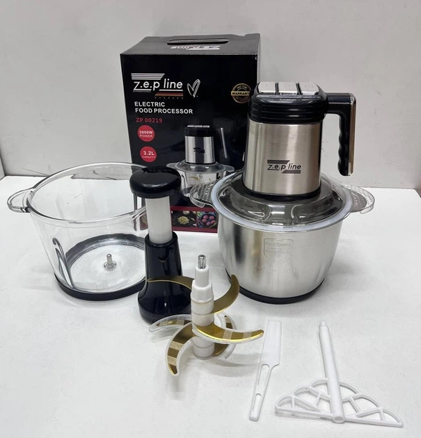 Измельчитель с 2 чашами 6 в 1 Zepline ZP-00219 3.2 л 3000 Вт