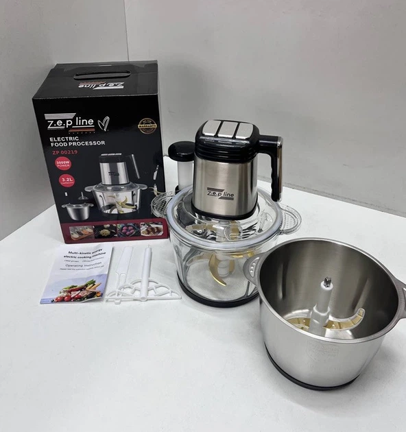 Измельчитель с 2 чашами 6 в 1 Zepline ZP-00219 3.2 л 3000 Вт