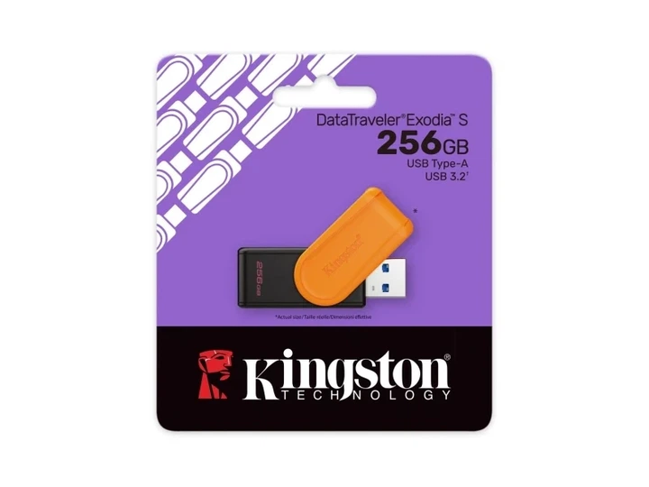 USB флеш накопичувач Kingston 256 GB USB 3.2 Type-A Gen1 DT Exodia S (DTXS/256GB) - Фото 5 USB флеш накопичувач Kingston 256 GB USB 3.2 Type-A Gen1 DT Exodia S (DTXS/256GB) - изображение 5