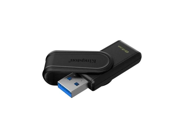 Флеш-пам'ять USB Kingston DataTraveler Exodia S 64GB Чорний + чорний USB 3.2 (DTXS/64GB) - изображение 2