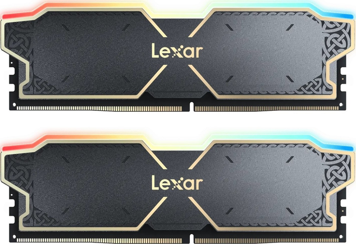 Pamięć RAM Lexar Thor RGB DDR5-6000 32768MB (Kit of 2x16384MB) Black (LD5U16G60C38BG-RGD) - obraz 2
