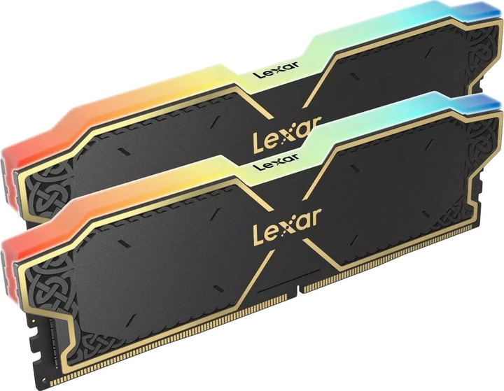 Pamięć RAM Lexar Thor RGB DDR5-6000 32768MB (Kit of 2x16384MB) Black (LD5U16G60C38BG-RGD) - obraz 5