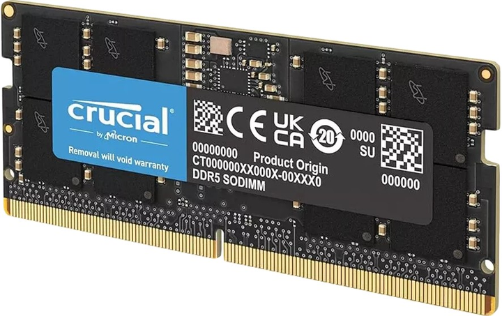 Оперативна пам'ять Crucial SODIMM DDR5-5600 12288 MB PC5-44800 (CT12G56C46S5) - зображення 2