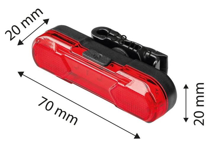 Lampka rowerowa NEO TOOLS 91-002 tylna (5907558488395) - obraz 10
