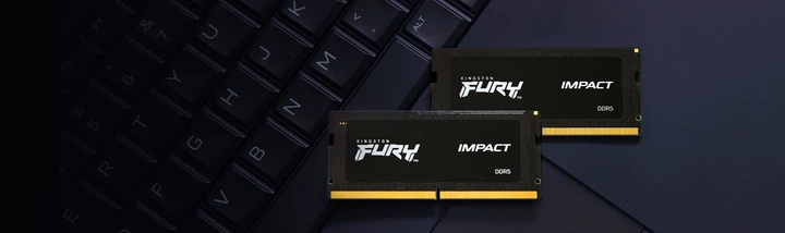 Kingston Память ноутбука DDR5 32GB KIT (16GBx2) 5600 FURY Impact PnP - Фото 2 Kingston Память ноутбука DDR5 32GB KIT (16GBx2) 5600 FURY Impact PnP - изображение 2