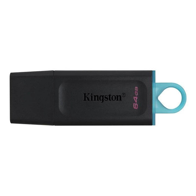 Флеш накопичувач Kingston DataTraveler Exodia 64GB (DTX/64GB) з кільцем для ключів чорно-блакитний - Фото 3 Флеш накопичувач Kingston DataTraveler Exodia 64GB (DTX/64GB) з кільцем для ключів чорно-блакитний - зображення 3