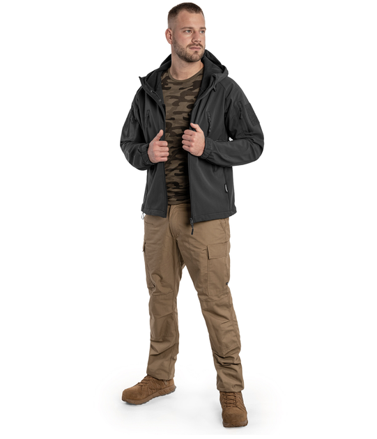Куртка Soft Shell Texar Falcon Black L - изображение 3