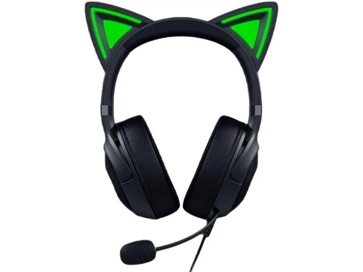 Комп'ютерна гарнітура Razer Kraken Kitty V2 Black (RZ04-04730100-R3M1) - Фото 3 Комп'ютерна гарнітура Razer Kraken Kitty V2 Black (RZ04-04730100-R3M1) - изображение 3