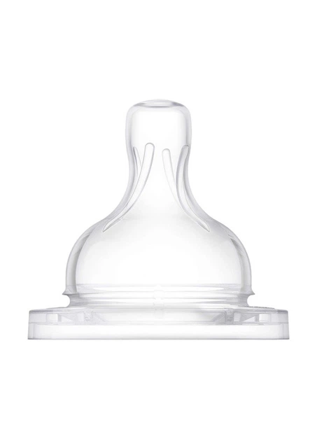 Соска силиконовая Philips AVENT Анти-Колик медленный поток от 1 мес 2 шт SCY762/02 (8710103996811) - изображение 2