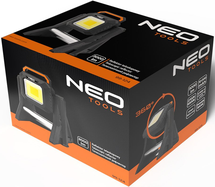 Reflektor teleskopowy NEO TOOL 99-124 3000 lm (5906692019526) - obraz 12