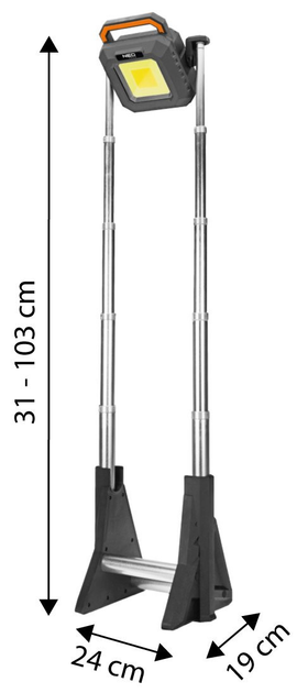 Reflektor teleskopowy NEO TOOL 99-124 3000 lm (5906692019526) - obraz 11
