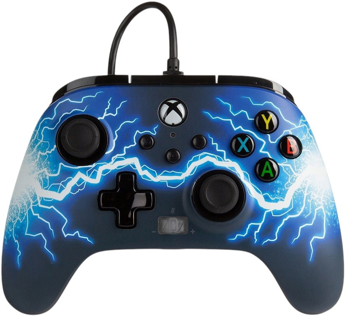 Kontroler PowerA Xbox Series X Enhanced Wired Controller - Arc Lightning (0617885026898) - obraz 1
