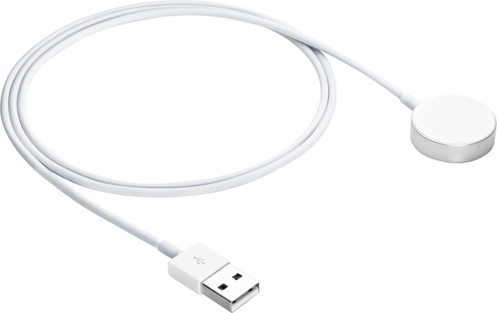 Kabel AKYGA do ładowania Apple Watch Ultra 2 / Watch Series 9 1 m White (AK-SW-44) - obraz 1