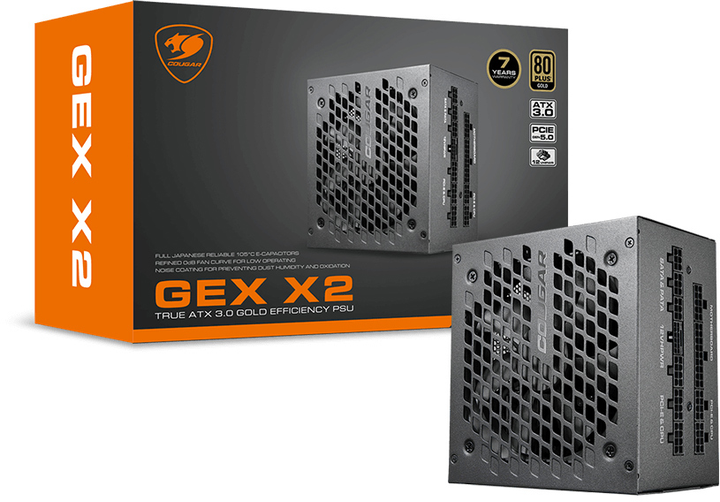 Блок живлення Cougar GEX X2 SNOW 850 Вт 80 Plus Gold (4710483775437) - зображення 5