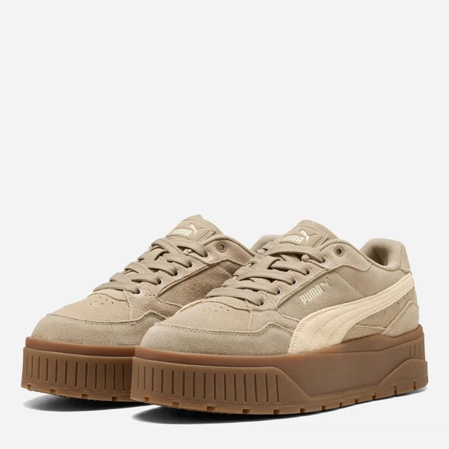 Женские кеды кожаные низкие Puma Karmen II Idol SD 397462-15 38.5 (5.5UK) 24.5 см Бежевые (4069156773370) - изображение 2