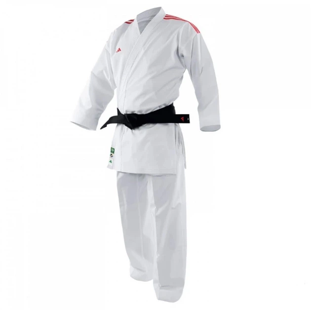 Комплект кимоно Adidas Fighter SlimFit (2 куртки и 1 штаны) (K220DNAKIT) р. 155 - изображение 3